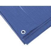 2x Blauwe afdekzeilen / dekzeilen - 5 x 8 meter - Polypropyleen grondzeil / dekkleed