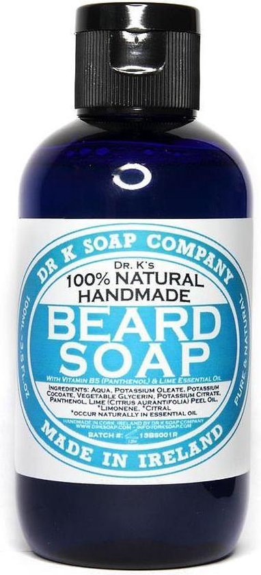 Dr K Soap Company baard shampoo Fresh Lime 100ml
