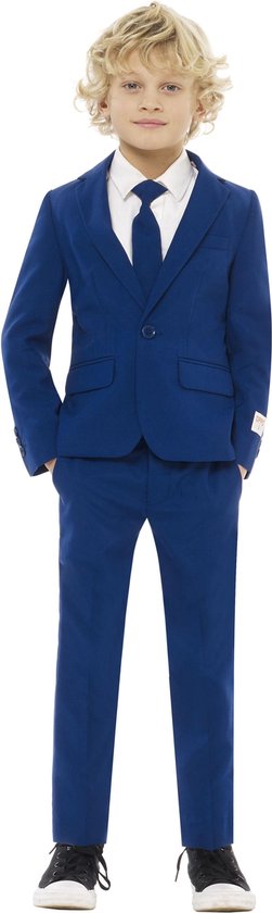 OppoSuits Navy Royale - Jongens Kostuum - Blauw - Feest