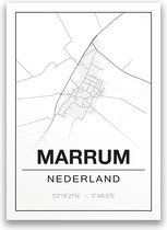 Poster/plattegrond MARRUM - 30x40cm