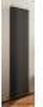 Eastbrook Vesima verticale aluminium verwarming Mat Zwart 1800x403mm 1424 watt