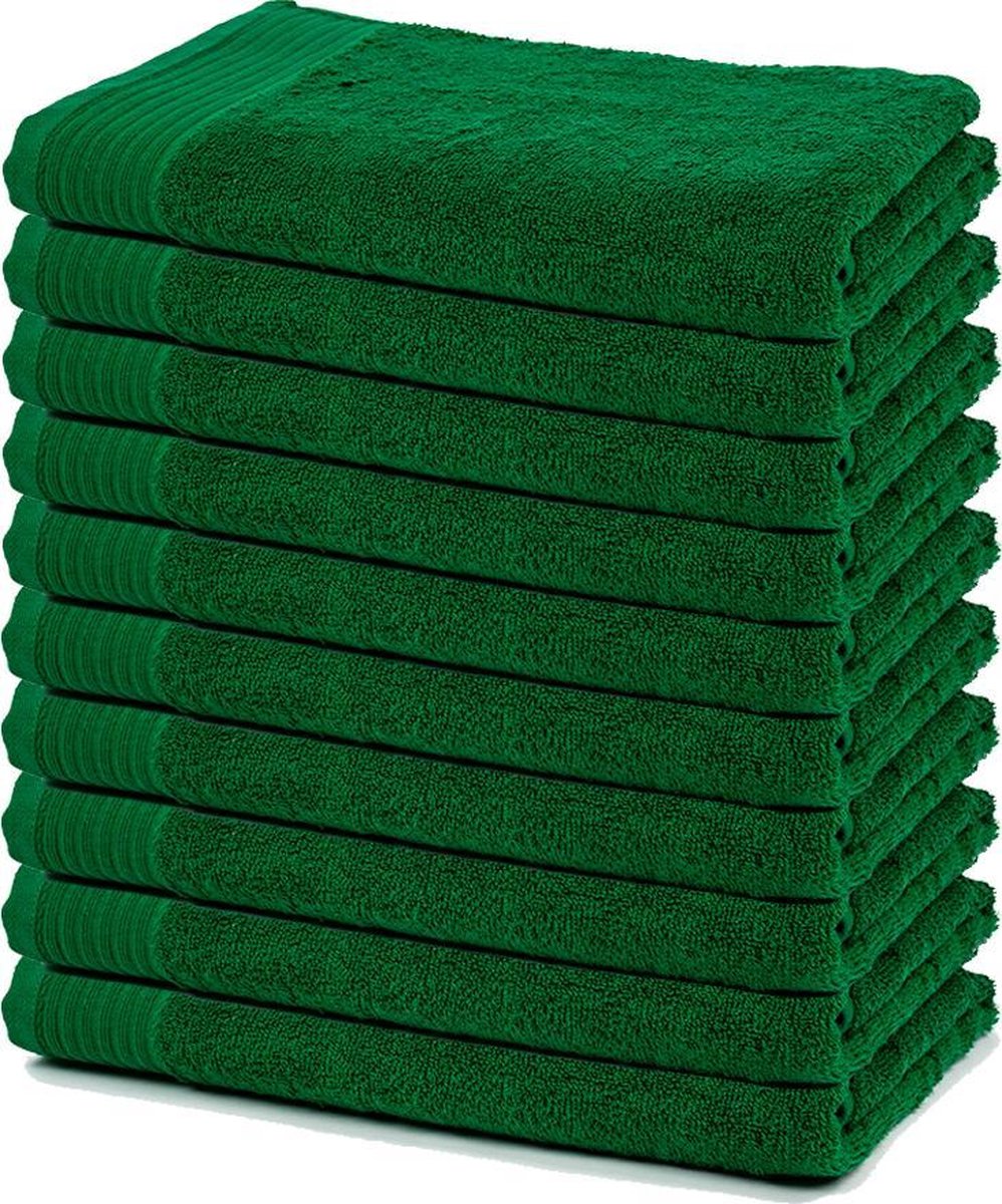 The One Badlaken 70×140 cm Groen – Set van 10