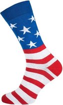 Sokken USA/ Amerika heren 41-44 - Amerika merchandise en kledingaccessoires