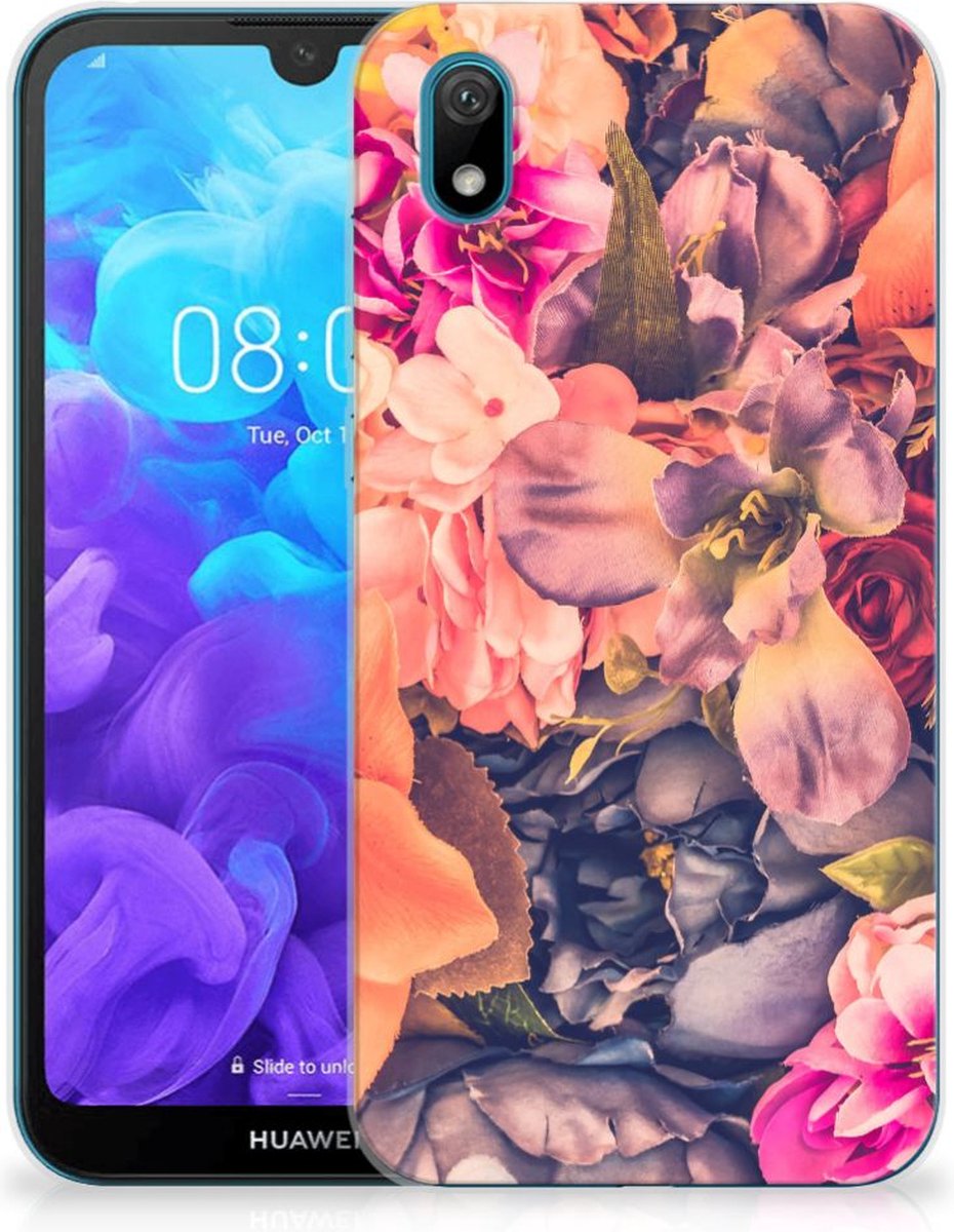 Huawei Y5 (2019) TPU Case Bosje Bloemen