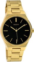 OOZOO Timepieces Goudkleurig/Zwart horloge  (34 mm) - Goudkleurig