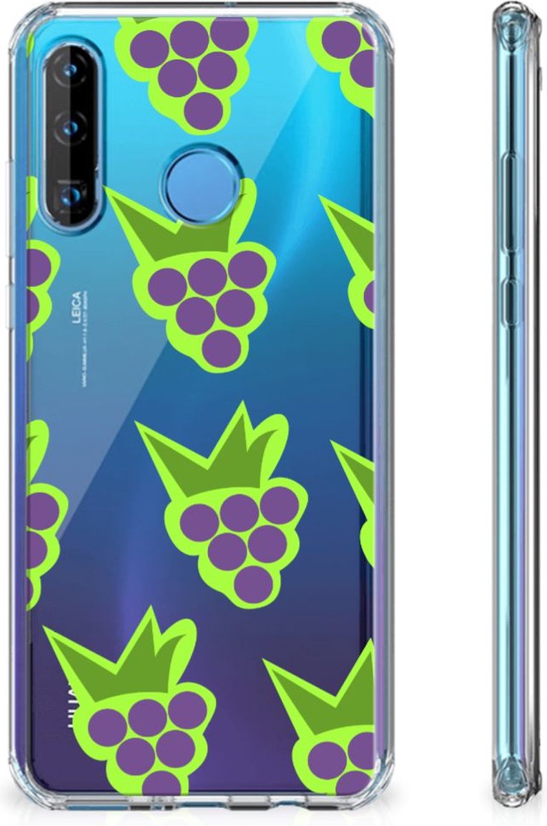 Huawei P30 Lite Beschermhoes Druiven
