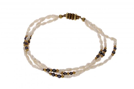 juwelier - Zoetwater - parel - armband - Goud  - 20,5 cm  -  verlinden juwelier
