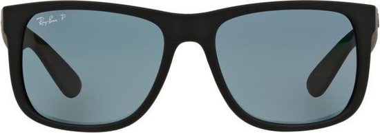 Ray-Ban RayBan Justin Classic Polarized zonnebril - zwart montuur met blauwe klassieke lenzen - 54 mm - RB4165 622/2V 54-16 - Ray-Ban