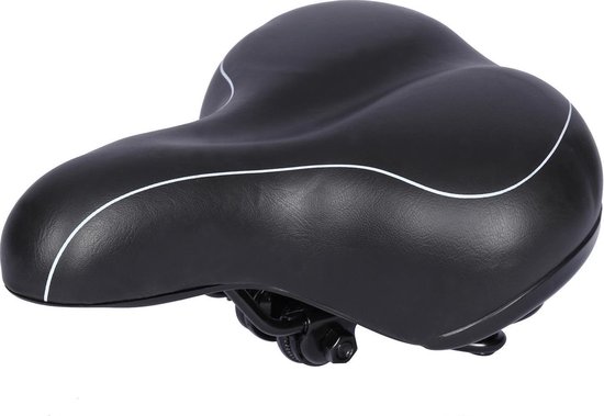 Universeel gel fietszadel geveerd 250x200x60mm met kattenoog | bol.com