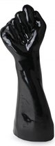 Master Series Rechtopstaande vuist uit zwart PVC