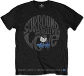 Woodstock - Surround Yourself Heren T-shirt - M - Zwart