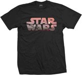 Star Wars Heren Tshirt -XL- Tatooine Logo Zwart