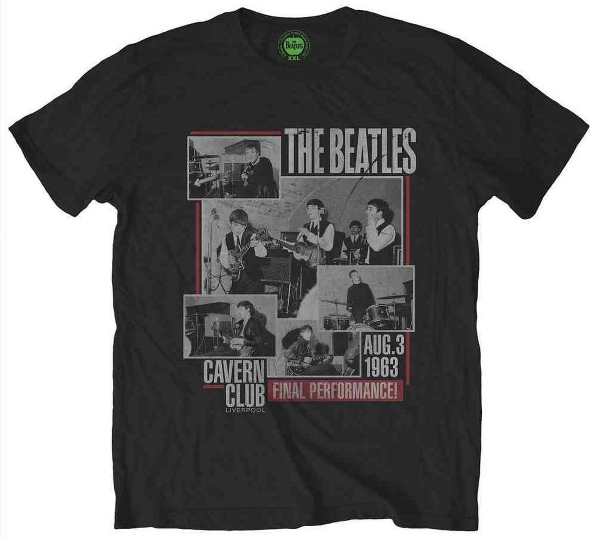 The Beatles - Final Performance Heren T-shirt - M - Zwart