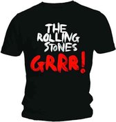 The Rolling Stones Heren Tshirt -S- Contrast Paint Zwart