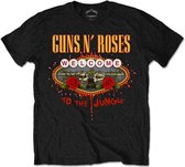 Guns N' Roses Heren Tshirt -XL- Welcome To The Jungle Zwart