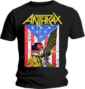 Anthrax Heren Tshirt -XXL- Dread Eagle Zwart