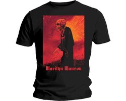 Marilyn Manson - Mad Monk Heren T-shirt - 2XL - Zwart