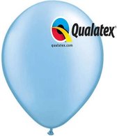 Qualatex Ballonnen Metallic Azure 13 cm 100 stuks