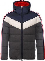 Jas Invicta Men Giubbino Tricolor con Cappucio Grigio Rosso-L