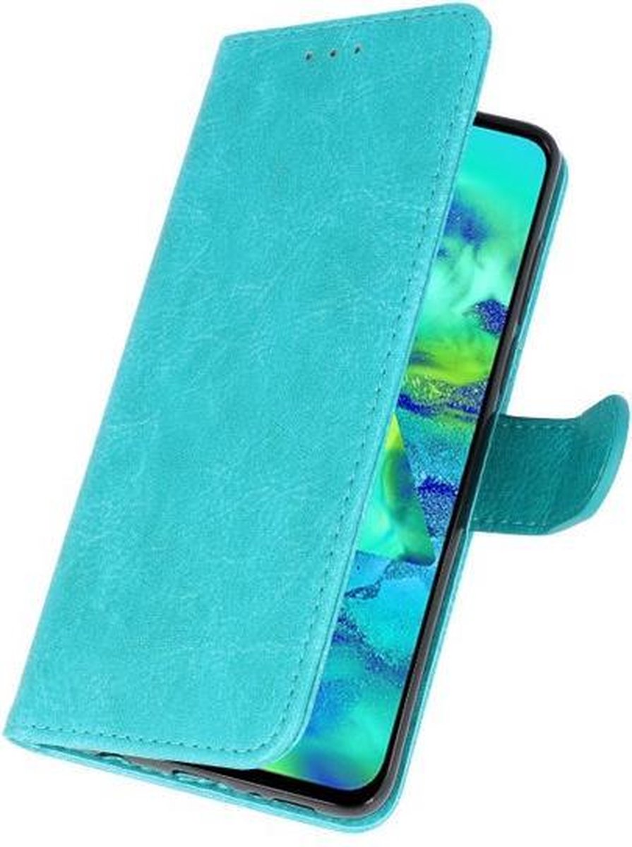 Bookstyle Wallet Cases Hoes voor iPhone 11 Pro Max Groen