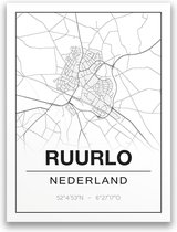 Poster/plattegrond RUURLO - A4