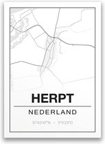 Poster/plattegrond HERPT - A4