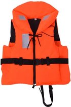 Reddingsvest (INCL veiligheidshesje) Oranje 60-70 kg 100N - Veiligheidsvest - Zwemvest - Reddingvest