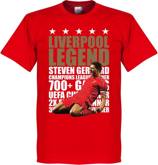 Steven Gerrard Legend T-Shirt - L