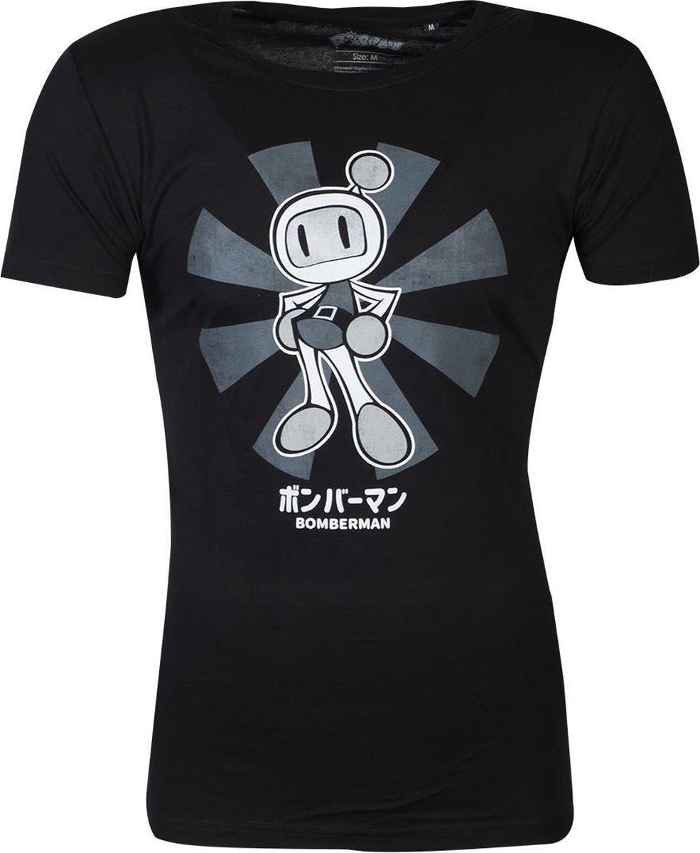 Afbeelding van product Difuzed  Bomberman Heren Tshirt -L- Bomb Zwart  - maat L