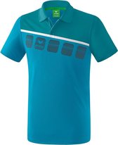 Erima 5-C Polo - Polo's  - blauw licht - 152