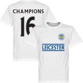 Leicester City Kampioen T-Shirt 2016 - M