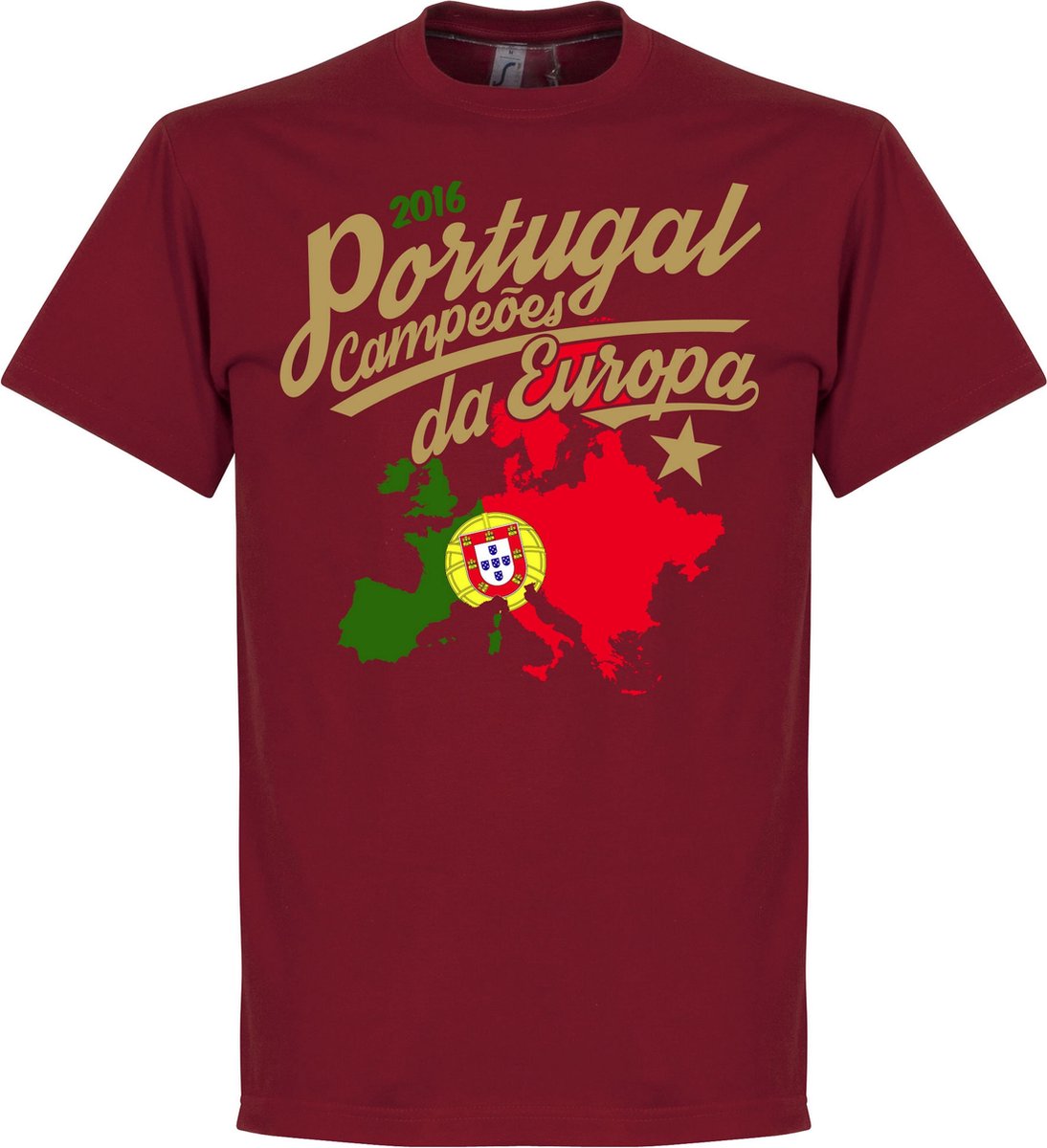 Portugal Campeoes Da Europa 2016 T-Shirt - XL