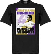 Ronaldo 4 Times Ballon D'Or Winners Real Madrid T-Shirt - KIDS - 92/98