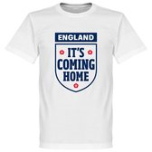 It's Coming Home England T-Shirt - Wit - XXL