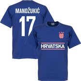Kroatie Mandzukic 17 Team T-Shirt - L