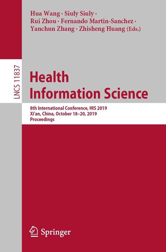 Springer Nature Proceedings Computer Science - Health Inform ... - cover