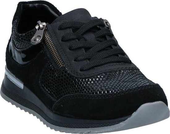 Rieker Dames Veterschoenen- Zwart - Maat 38 | bol.com