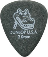 Dunlop plektrums Gator Grip, 2,00 mm 72er Set, zwart,navulpak - Plectrum set