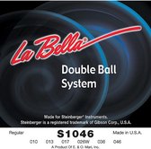 La Bella E-Git.snaren 10-46 Double Ball Steenberger Headless gitaar - Elektrische gitaarsnaren