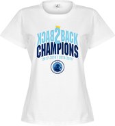 City Back to Back Champions T-Shirt - Wit - Dames - XXL