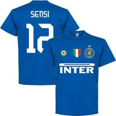Inter Milan Sensi 12 Team T-Shirt - Blauw - XL