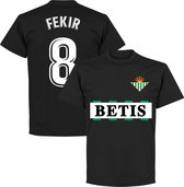 Real Betis Fekir 8 Team T-Shirt - Zwart - XXXL