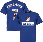 Atletico Madrid Griezmann 7 Gallery Team T-Shirt - Blauw - S