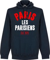 Paris Saint Germain Established Hooded Sweater - Navy - L