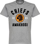 Kaizer Chiefs Established T-Shirt - Grijs - S