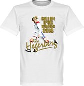 Ada Hegerberg Ballon d'Or Winner T-Shirt - Wit - 5XL