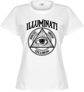 Illuminati Dames T-Shirt - Wit - XL