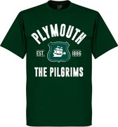 Plymouth Established T-Shirt - Groen - XXL