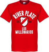 River Plate Established T-Shirt - Rood - S