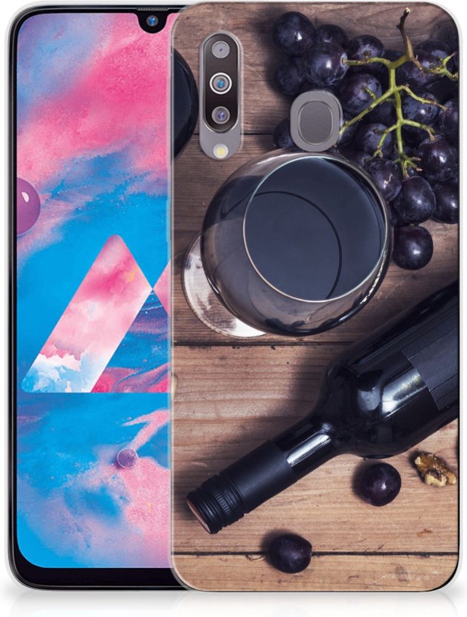 Samsung Galaxy M30 Siliconen Case Wijn